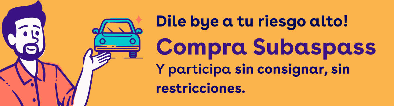 Banner promocional en la página principal de VMC Subastas