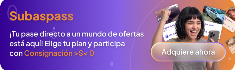 Banner promocional en la página principal de VMC Subastas